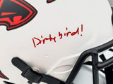 KYLE PITTS AUTOGRAPHED FALCONS LUNAR ECLIPSE FULL SIZE AUTH HELMET DIRTY BIRD