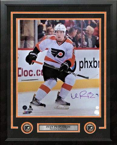 Ivan Provorov in Action Autographed Signed Flyers 16x20 Framed Photo JSA PSA