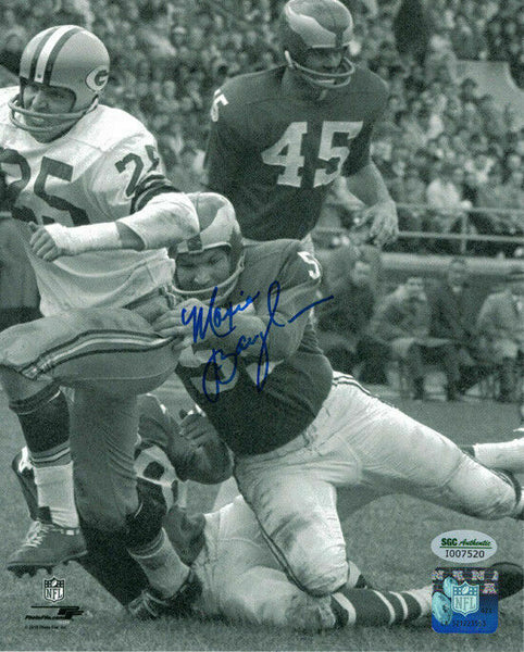 MAXIE BAUGHN AUTOGRAPHED/SIGNED PHILADELPHIA EAGLES 8X10 PHOTO 21017 SGC