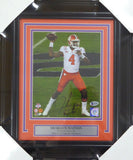 DESHAUN WATSON AUTOGRAPHED SIGNED FRAMED 8X10 PHOTO CLEMSON BECKETT 123686