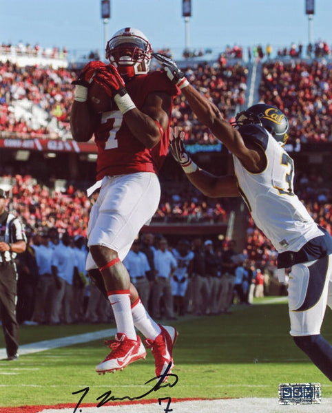 TY MONTGOMERY AUTOGRAPHED SIGNED STANFORD CARDINAL 8x10 PHOTO COA