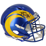 MATTHEW STAFFORD Autographed Los Angeles Rams Full Size Speed Helmet FANATICS