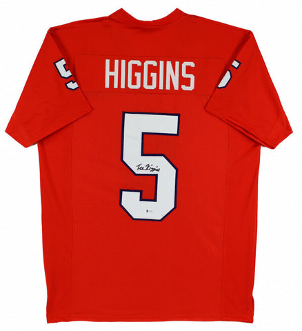 Tee Higgins Signed Clemson Tigers Jersey (Beckett COA) 2020 Bengals Drft Pk. WR