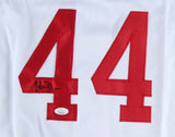 Adam Dunn Signed Cincinnati Reds Jersey (JSA COA) 462 MLB Home Runs / 1168 RBIs