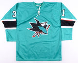 Martin Jones Signed Sharks Jersey (PSA COA) San Jose Starting Goal Tender