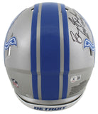 Lions Barry Sanders "HOF 04" Signed Full Size Speed Proline Helmet BAS Witnessed