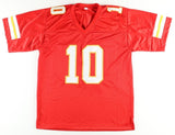 Isiah Pacheco Signed Kansas City Chiefs Jersey (JSA) Rutgers Scarlett Knight R.B