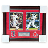 Manny Ramirez & David Ortiz Signed Autographed Photos Framed To 19x23 Steiner