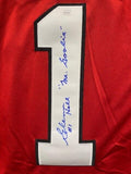 Glenn Hall Signed Chicago Blackhawks Jersey Inscribed "Mr. Goalie" (JSA COA)