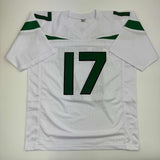 Autographed/Signed Davante Adams New York White Football Jersey Beckett BAS COA