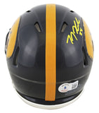 Iowa T.J. Hockenson Authentic Signed Mini Helmet Autographed BAS Witnessed