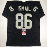 Autographed/Signed Raghib Ismail Rocket Oakland Black Football Jersey JSA COA