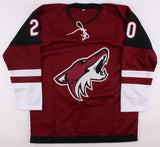 Dylan Strome Signed Arizona Coyotes Jersey (Beckett COA) Current Blackhawks Cntr