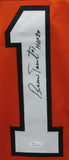 Bernie Parent Signed Philadelphia Flyers Jersey Inscribed "HOF 1984" (JSA COA)