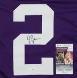 Justin Jefferson Signed LSU Tigers Jersey (JSA COA) Vikings 2020 1st Round Pk WR