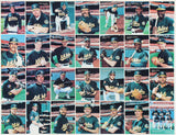 Athletics 15.25x19.5 Uncut Trading Card Sheet Un-signed