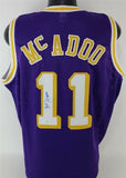 Bob McAdoo Signed Los Angeles Lakers Jersey (JSA COA) NBA Hall of Fame 2000