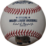 Max Scherzer Autographed/Signed Texas Rangers OML Baseball MLB 46884