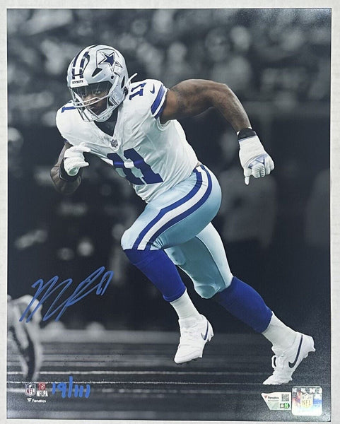 Micah Parsons Signed 11x14 Photo Cowboys LE 19/111 Mint Autograph Fanatics COA