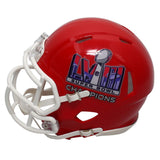 Patrick Mahomes Autographed Super Bowl Logo Mini Speed Helmet Fanatics