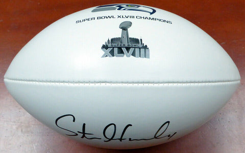 STEVEN HAUSCHKA AUTOGRAPHED SUPER BOWL CHAMPS FOOTBALL SEAHAWKS MCS 112616