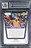 Lakers Shaq O'Neal Signed 2018 Panini Threads CC Dazzle #9 Card AG 10! BAS Slab