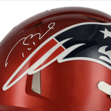 TOM BRADY Autographed New England Patriots Flash Speed Authentic Helmet FANATICS