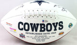 Jaylon Smith Autographed Dallas Cowboys Logo Football w/ AT- Beckett W *Black