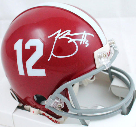 Bryce Young Autographed Alabama Crimson Tide Mini Helmet-Beckett W Holo