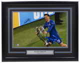 Mason Mount Signed Framed 11x17 Chelsea F.C. Soccer Photo BAS