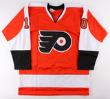 Bill Clement Signed Flyers Jersey (Beckett COA) Playing career 1970-1982