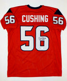 Brian Cushing Autographed Red Pro Style Jersey- JSA W Authenticated