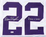 Deuce Vaughn Signed Kansas State Wildcats Jersey Inscr "Deuce Is Loose"(Beckett)