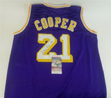 Michael Cooper Signed Lakers Jersey (JSA COA) Los Angeles Guard 1978-1990