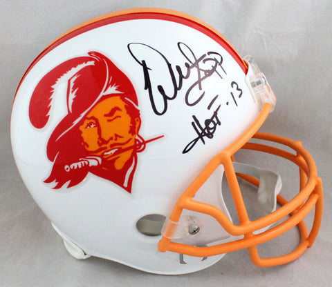 Warren Sapp Signed Tampa Bay Bucs F/S 76-96 TB Helmet w/HOF - Beckett W Auth