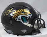 Trevor Lawrence Autographed Jacksonville Jaguars Speed Mini Helmet- Fanatics