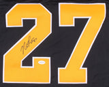 Nick Bjugstad Signed Pittsburgh Penguins Jersey (TSE COA) 19th pick 2010 Draft