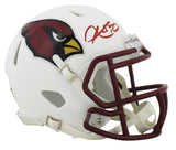 Cardinals Kyler Murray Authentic Signed Flat White Speed Mini Helmet BAS Witness