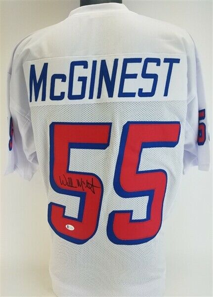 Custom New England patriots willie mcginist authentic jersey