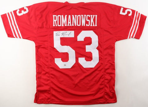 Bill Romanowski Signed Francisco 49ers Jersey (PSA) 4xSuper Bowl Champion L.B.