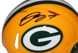 Quay Walker Autographed Green Bay Packers Speed Mini Helmet Beckett 38204