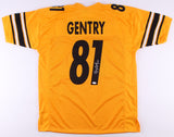 Zach Gentry Signed Pittsburgh Steelers Jersey (TSE Hologram) 2019 5th Round Pick