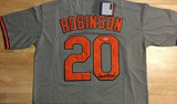 Frank Robinson Signed Baltimore Orioles Jersey (PSA COA)1966 Triple Crown Winner