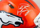 Peyton Manning Signed Broncos Flash Speed Authentic F/S Helmet- Fanatics *White