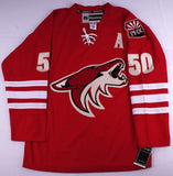 Antoine Vermette Signed Arizona Coyotes Reebok NHL Style Jersey (PSA COA)