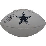 Emmitt Smith Autographed/Signed Dallas Cowboys Logo Football Beckett 28408