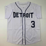 Autographed/Signed Alan Trammell Detroit White Baseball Jersey JSA COA