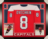 Alexander Ovechkin Signed Washington Capitals 35x43 Custom Framed Jersey (JSA)