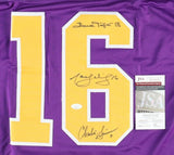 Charlie Simmer, Dave Taylor & Marcel Dionne Signed Los Angeles Kings Jersey /JSA