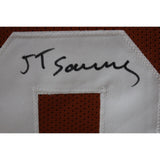 Ja'Tavion Sanders Autographed/Signed College Style Orange XL Jersey BAS 48428